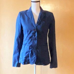 New Sz 4/38 ADEC2 Blue 100% Cotton Casual Jacket